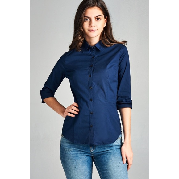 sweat proof button down shirt
